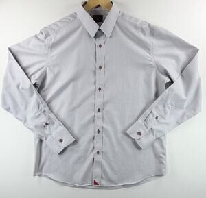 UNTUCKit Men’s Rubican WF Button-Down Long Sleeve Cotton Shirt Size Large